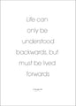 Life can only | PLAKAT