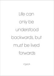Life can only | PLAKAT Plakat MF