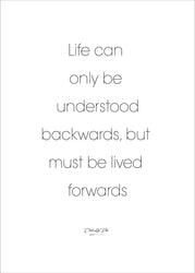 Life can only | PLAKAT Plakat MF