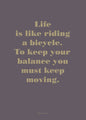 Life is like | PLAKAT