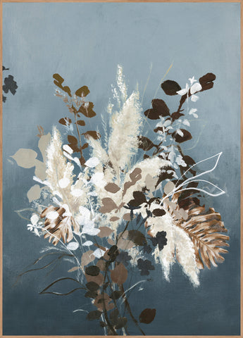 Light Leaves 3 | INDRAMMET BILLEDE Indrammet billede MF 30x40 Egeramme