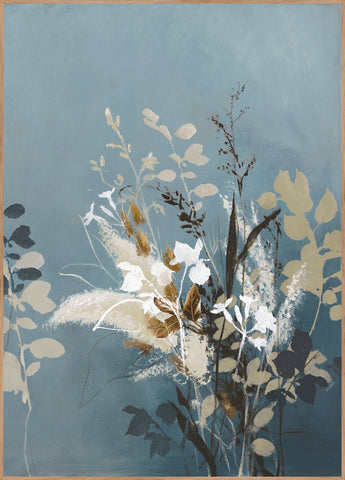 Light Leaves 4 | INDRAMMET BILLEDE Indrammet billede MF 30x40 Egeramme