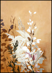 Light Leaves 5 | INDRAMMET BILLEDE Indrammet billede MF 30x40 Sort