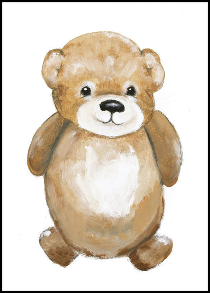 Little Bear | INDRAMMET BILLEDE Indrammet billede MF 30x40 Sort