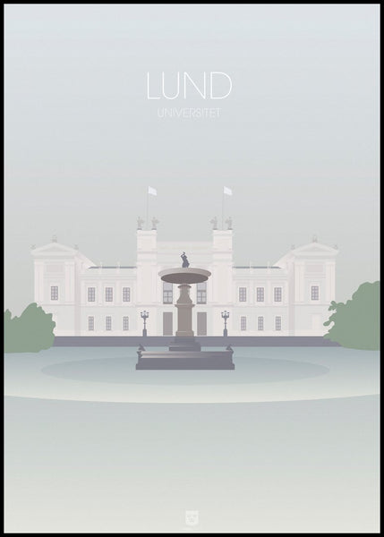 Lund Universitet | INDRAMMET BILLEDE Indrammet billede MF 30x40 Sort