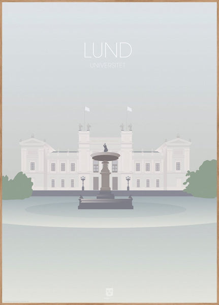Lund Universitet | INDRAMMET BILLEDE Indrammet billede MF 30x40 Egeramme