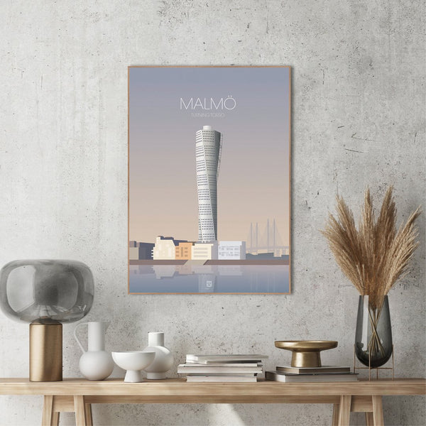 Malmö Turning Torso | INDRAMMET BILLEDE Indrammet billede MF