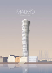 Malmo Turning Torso | PLAKAT Plakat MF