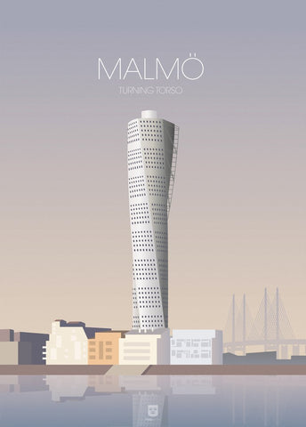 Malmo Turning Torso | PLAKAT Plakat MF