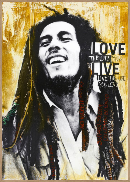 Marley by artist | INDRAMMET BILLEDE Indrammet billede MF 30x40 Egeramme