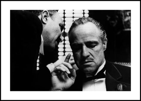 Marlon Brando 1 | INDRAMMET BILLEDE Indrammet billede MF 30x40 Sort