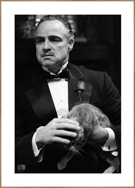 Marlon Brando 2 | INDRAMMET BILLEDE Indrammet billede MF 30x40 Egeramme