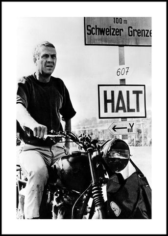 McQueen 3 | INDRAMMET BILLEDE Indrammet billede MF 30x40 Sort