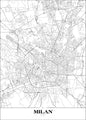 Map Milan | PLAKAT