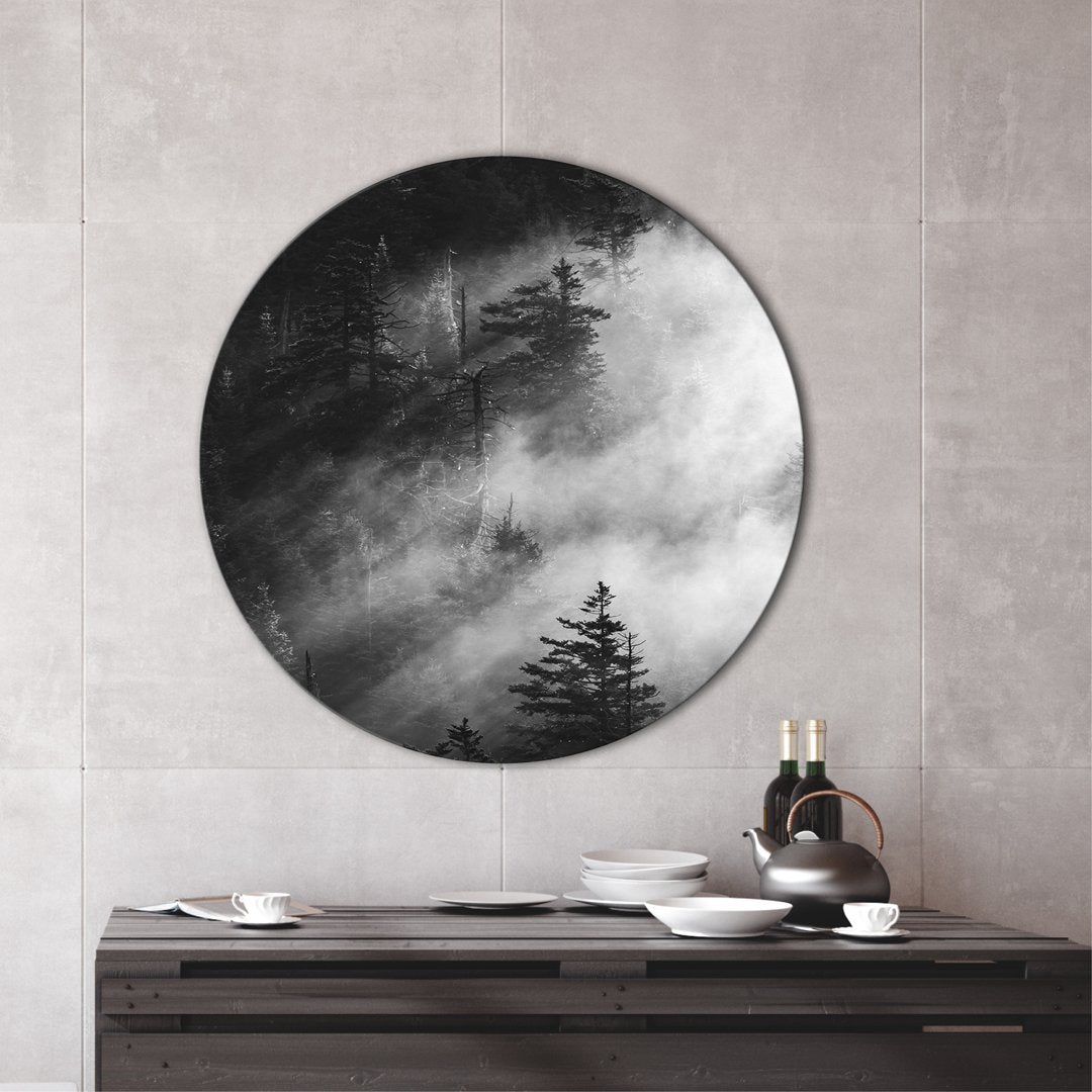 Misty pine woods | CIRCLE ART Circle Art ART COPENHAGEN   