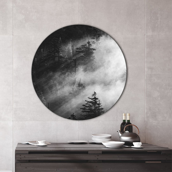 Misty pine woods | CIRCLE ART Circle Art ART COPENHAGEN   