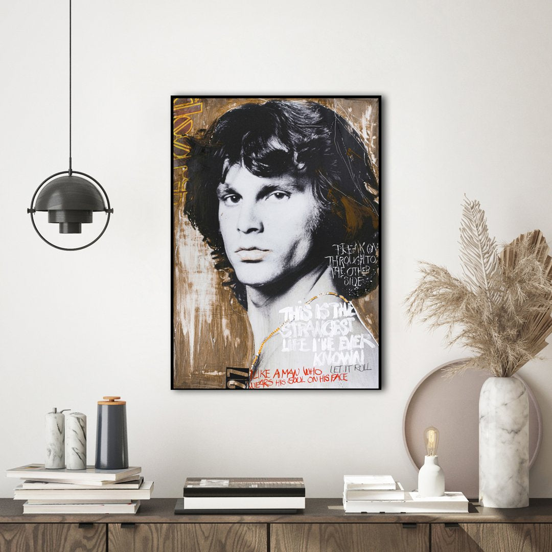 Morrison by artist | INDRAMMET BILLEDE Indrammet billede MF 30x40 Sort
