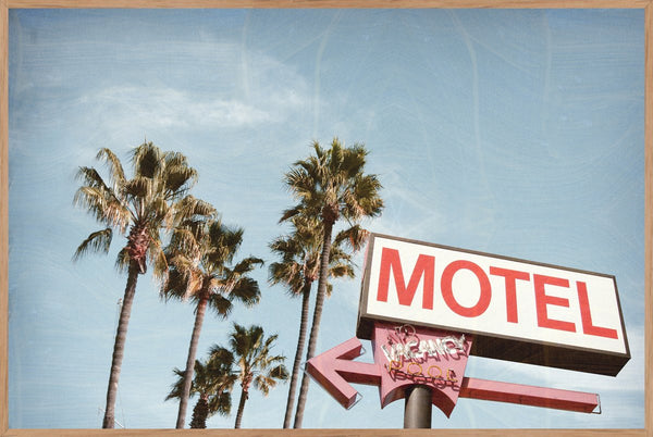 Motel 2 | INDRAMMET BILLEDE Indrammet billede MF 30x40 Egeramme