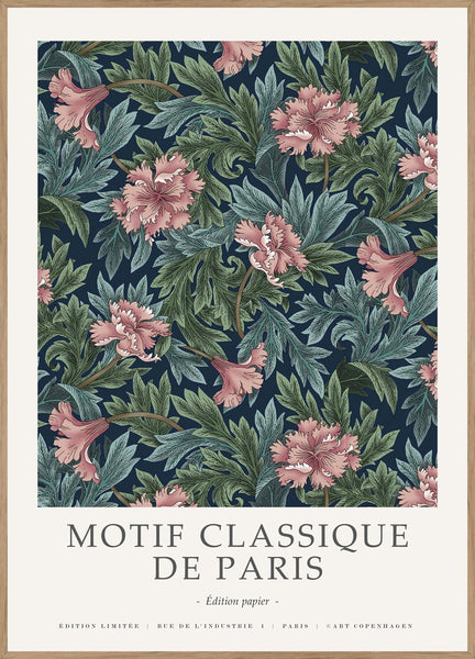 Motif Classique 1 | INDRAMMET BILLEDE Indrammet billede MF 30x40 Egeramme