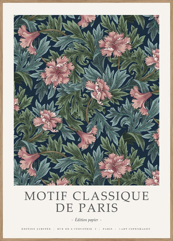 Motif Classique 1 | INDRAMMET BILLEDE Indrammet billede MF 30x40 Egeramme