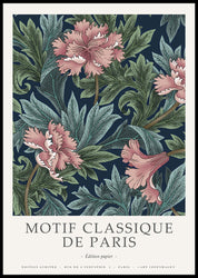Motif Classique 2 | INDRAMMET BILLEDE Indrammet billede MF 30x40 Sort