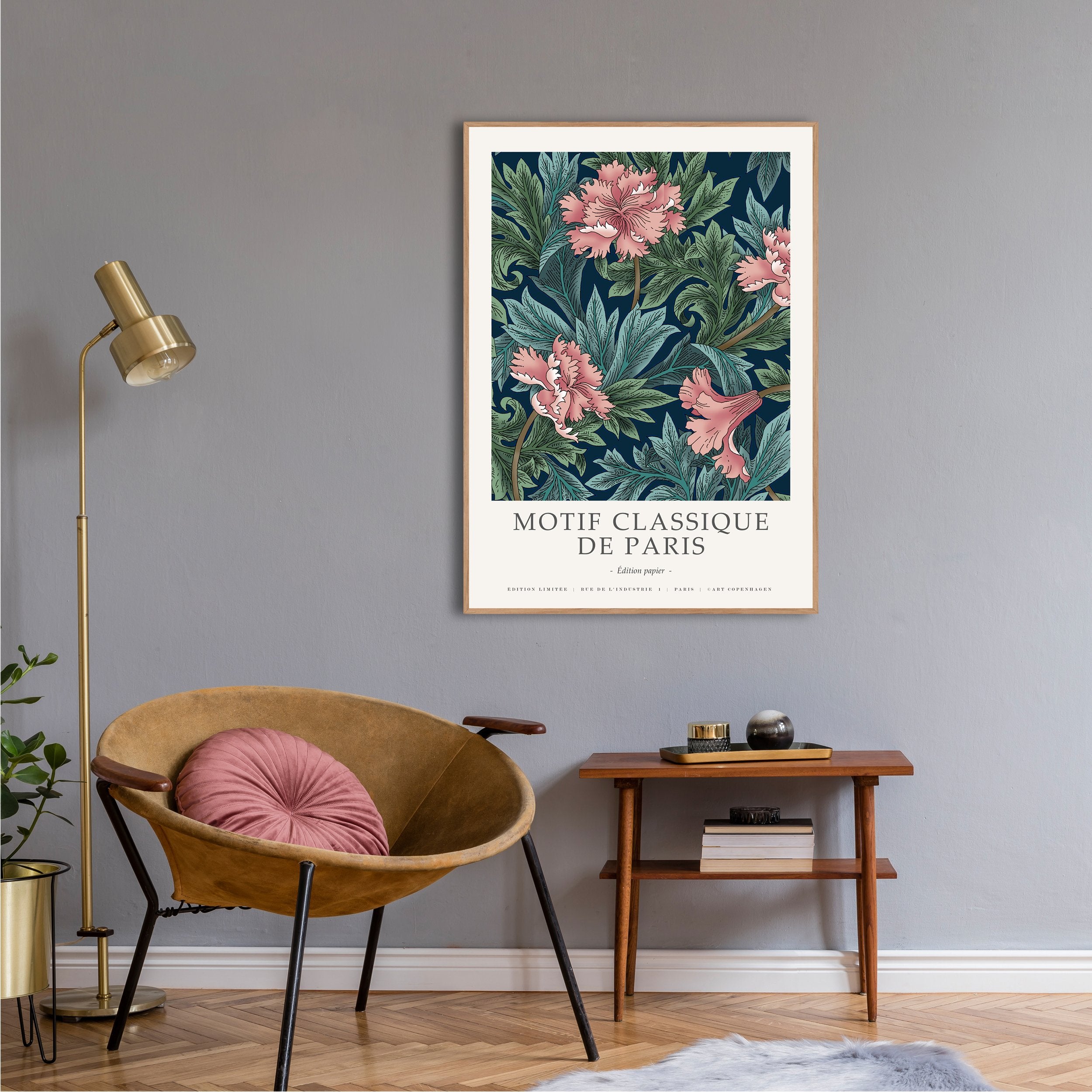 Motif Classique 2 | INDRAMMET BILLEDE Indrammet billede MF 30x40 Egeramme