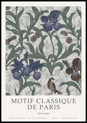 Motif Classique 3 | INDRAMMET BILLEDE Indrammet billede MF 30x40 Sort