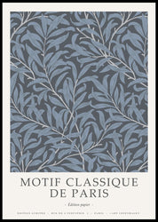 Motif Classique 4 | INDRAMMET BILLEDE Indrammet billede MF 30x40 Sort