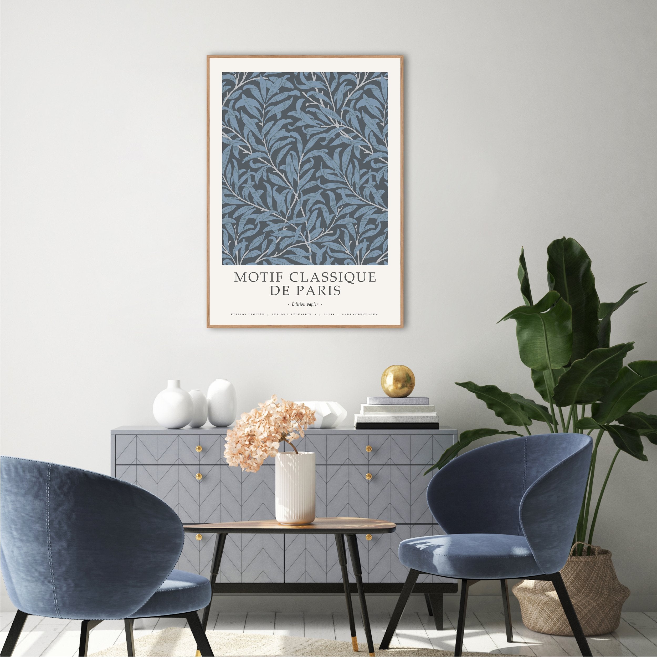 Motif Classique 4 | INDRAMMET BILLEDE Indrammet billede MF 30x40 Egeramme