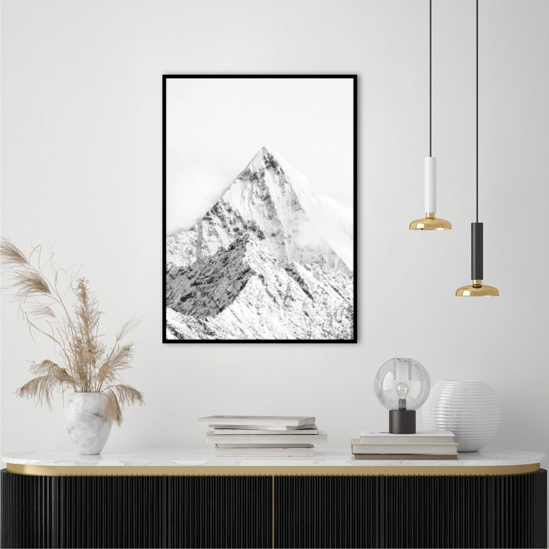 Mountain top white | PLAKAT Plakat MF