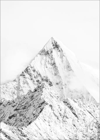 Mountain top white | PLAKAT Plakat MF