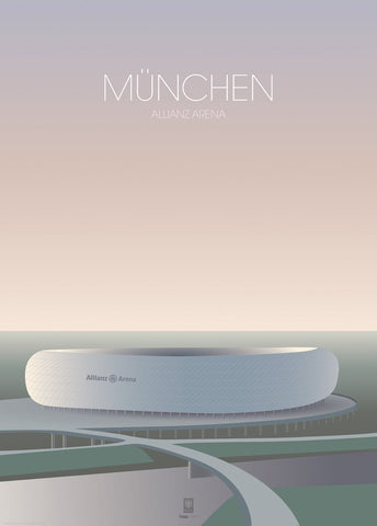 Munchen Allianz Arena | PLAKAT Plakat MF