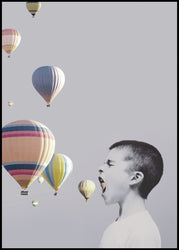My big mouth | INDRAMMET BILLEDE Indrammet billede MF 30x40 Sort