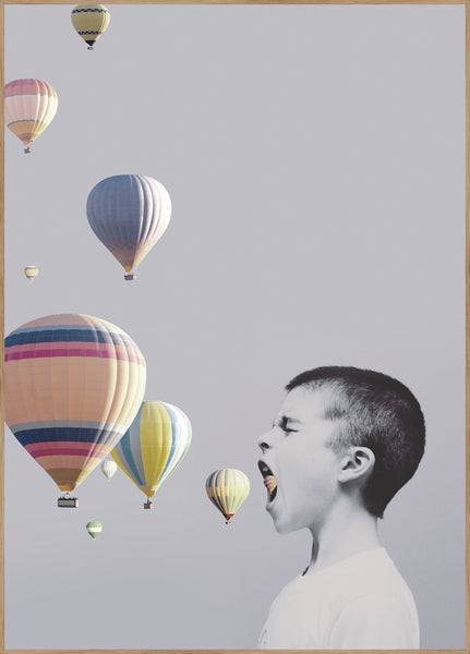 My big mouth | INDRAMMET BILLEDE Indrammet billede MF 30x40 Egeramme