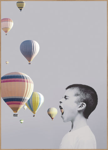 My big mouth | INDRAMMET BILLEDE Indrammet billede MF 30x40 Egeramme