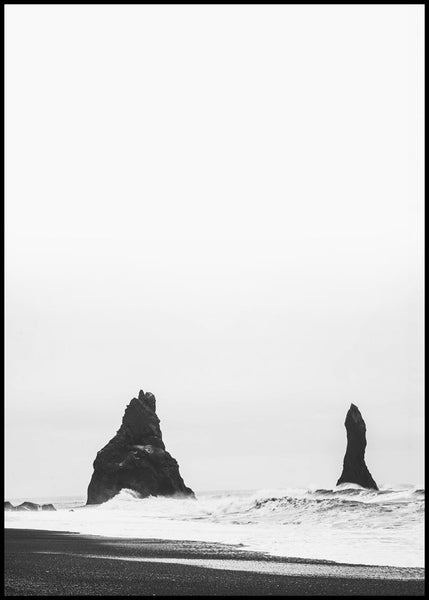 Mystic scenery 1 | INDRAMMET BILLEDE Indrammet billede MF 30x40 Sort