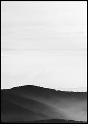 Mystic scenery 2 | INDRAMMET BILLEDE Indrammet billede MF 30x40 Sort