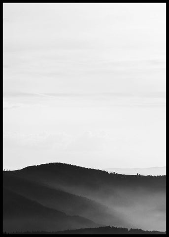 Mystic scenery 2 | INDRAMMET BILLEDE Indrammet billede MF 30x40 Sort
