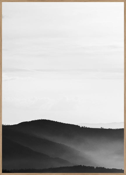 Mystic scenery 2 | INDRAMMET BILLEDE Indrammet billede MF 30x40 Egeramme