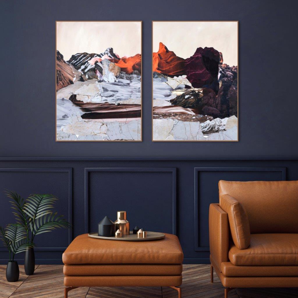 New Era 2 | INDRAMMET BILLEDE Indrammet billede MF 30x40 Sort