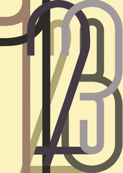 Numbers 1 | PLAKAT Plakat MF