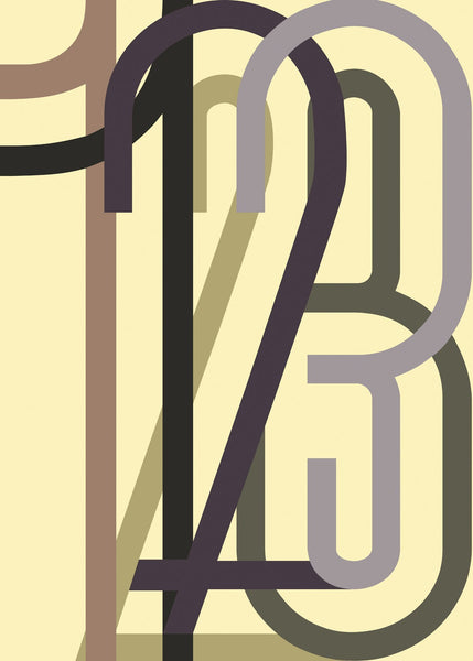 Numbers 1 | PLAKAT Plakat MF