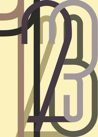 Numbers 1 | PLAKAT Plakat MF