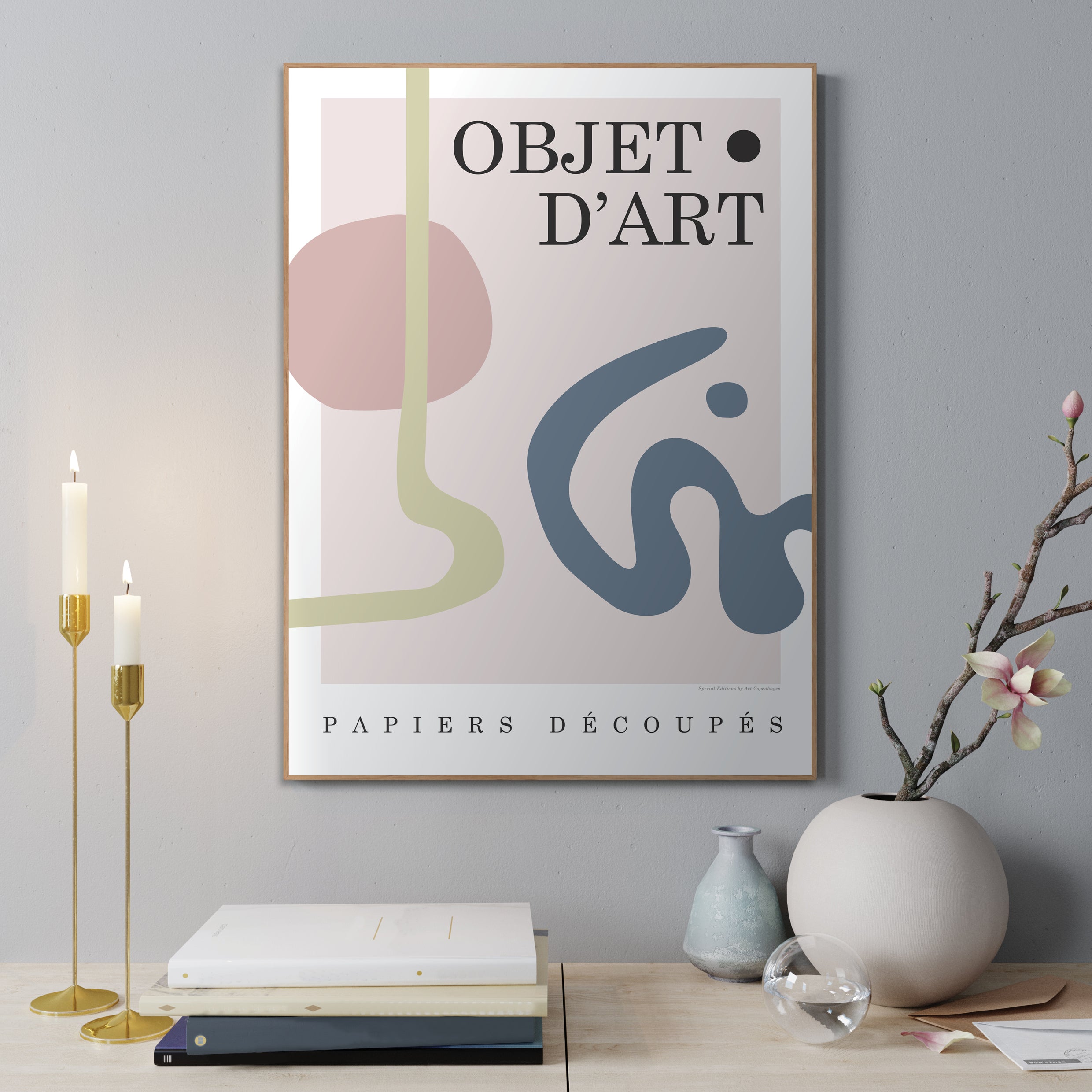 Objet-3 | INDRAMMET BILLEDE Indrammet billede MF