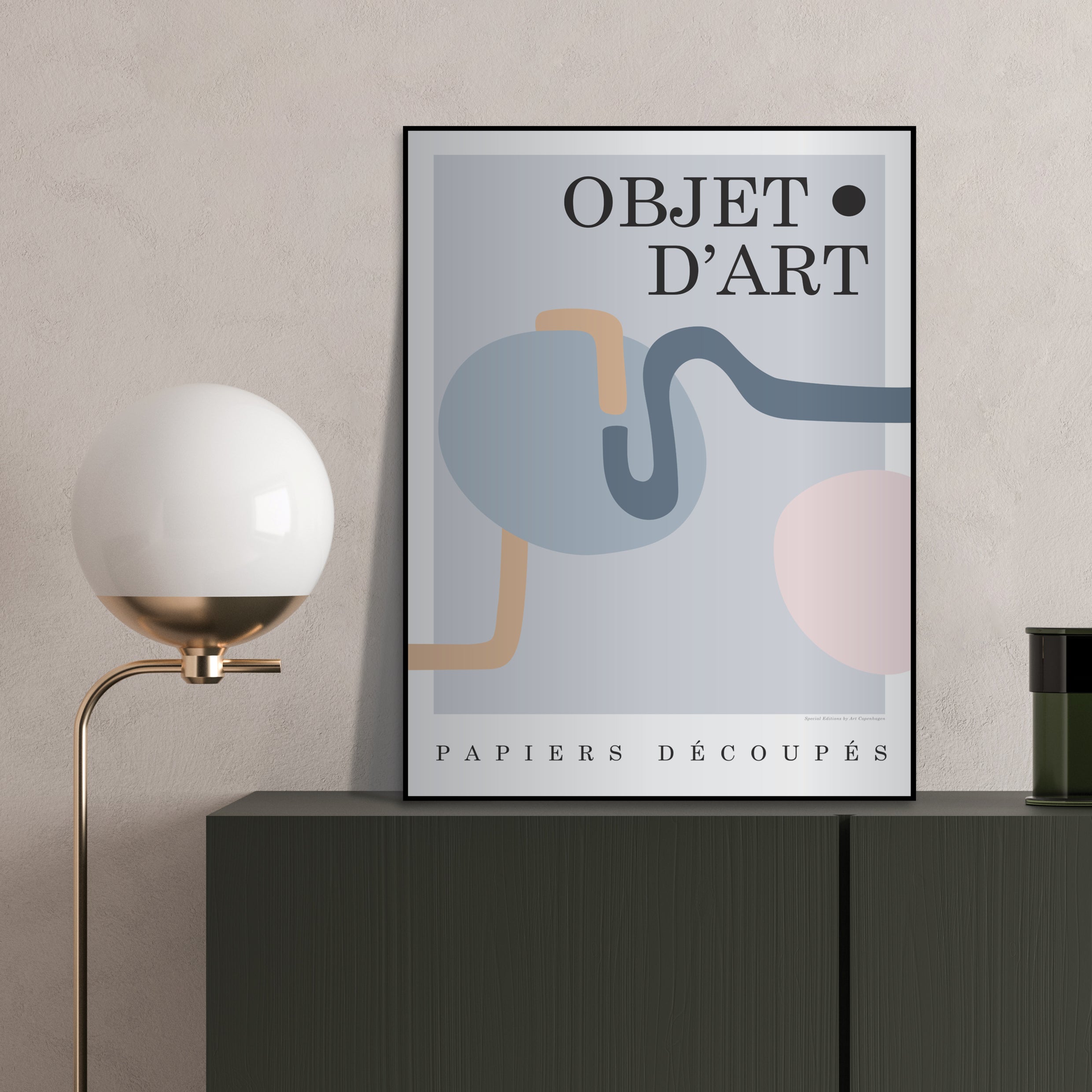 Objet-4 | INDRAMMET BILLEDE Indrammet billede MF