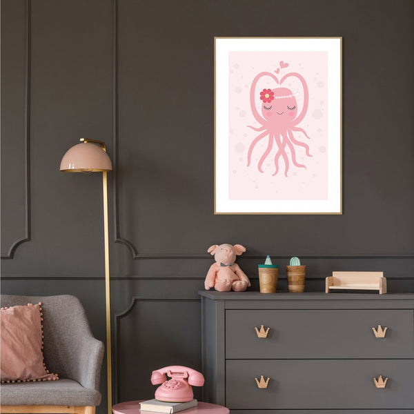 Oktopus | INDRAMMET BILLEDE Indrammet billede MF