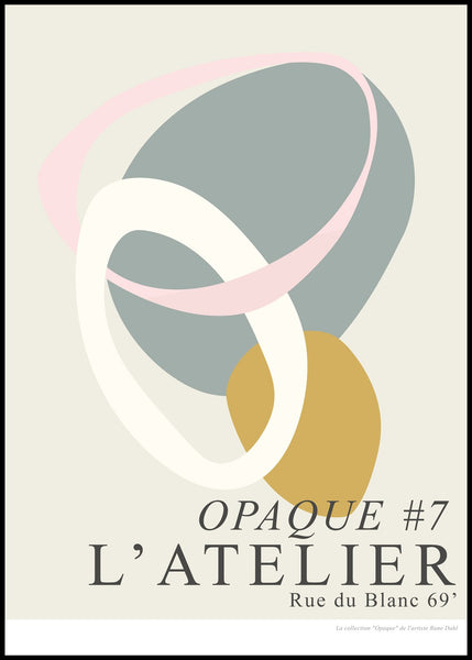 Opaque #7 | INDRAMMET BILLEDE Indrammet billede MF