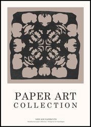 Paper Art 1 | INDRAMMET BILLEDE Indrammet billede MF 30x40 Sort