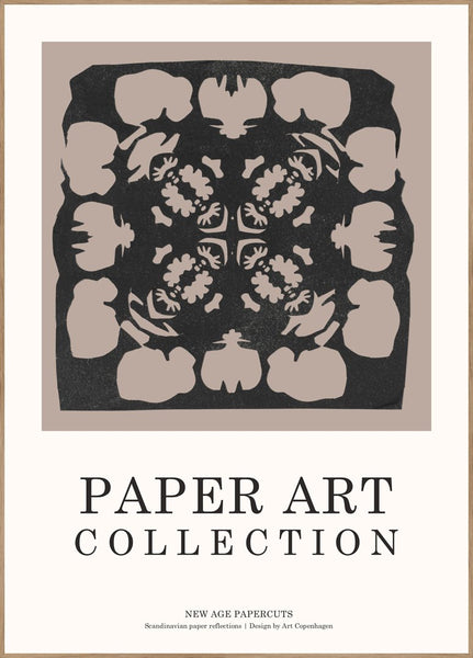 Paper Art 1 | INDRAMMET BILLEDE Indrammet billede MF 30x40 Egeramme