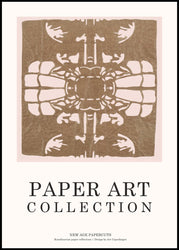 Paper Art 2 | INDRAMMET BILLEDE Indrammet billede MF 30x40 Sort